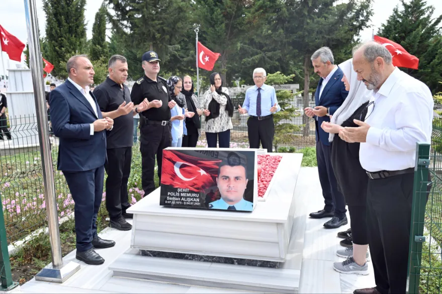 Şehidimiz şehadetinin 5’inci yılında dualarla anıldı