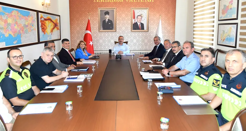 Tekirdağ’da Velimeşe köprülü kavşak projesi toplantısı yapıldı