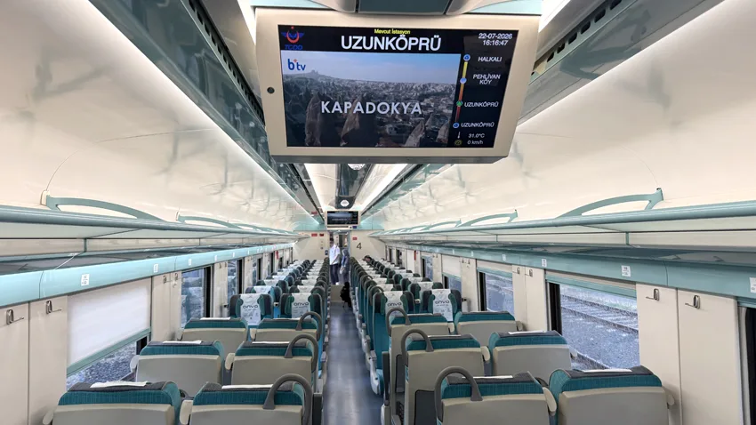 Milli elektrikli tren 5 - Milli Elektrikli Tren, Trakya’da ilk seferini yaptı