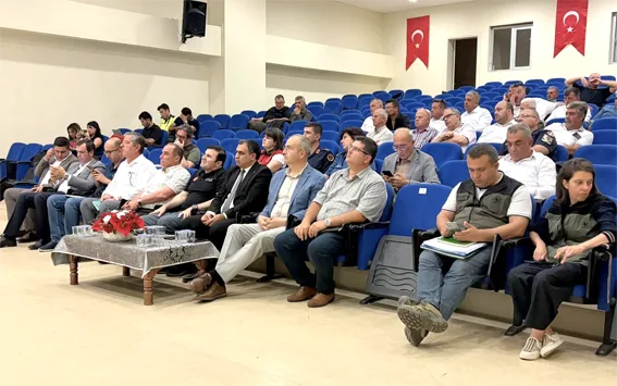 Orman yanginiyla mucadele - Kınık, Kızılay yöneticileriyle toplantı yaptı