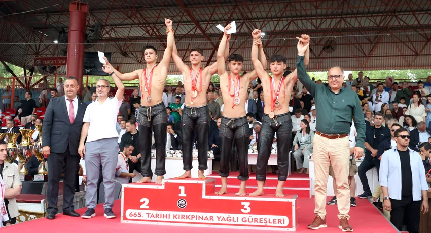 Kırkpınar’a Antalyalı pehlivanlar damga vurdu