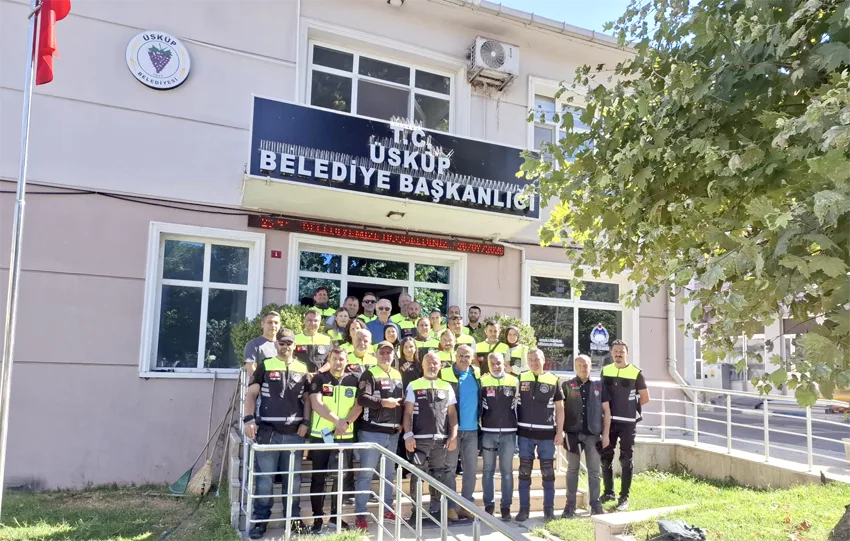 Rotasız 59 Motosiklet Derneği Istranca Dağları’na sürüş etkinliği düzenledi