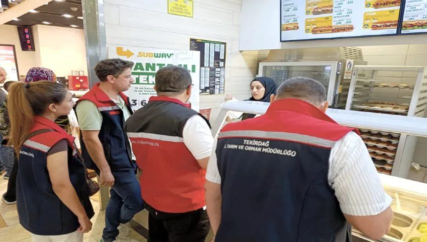 Tekirdağ’da toplu tüketim işletmelerinde “şeffaf menü” denetimi yapıldı