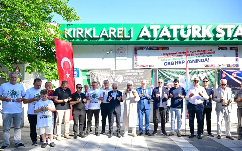 Srebrenitsa anma - Kınık, Kızılay yöneticileriyle toplantı yaptı