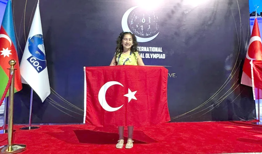 Tekirdağlı ilkokul öğrencisi uluslararası matematik olimpiyatında bronz madalya kazandı