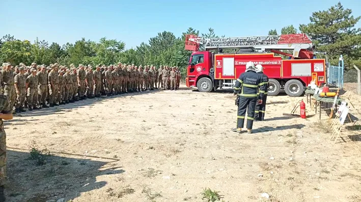 Yangin tatbikati 2 - Pınarhisar’da yangın tatbikatı yapıldı
