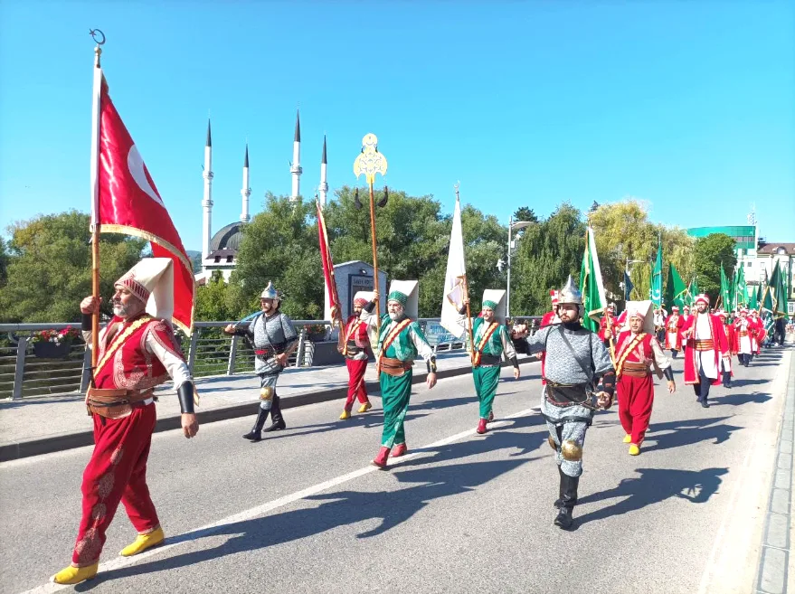 Bosna Hersek’teki Fetih Şenlikleri’nde mehteran coşkusu
