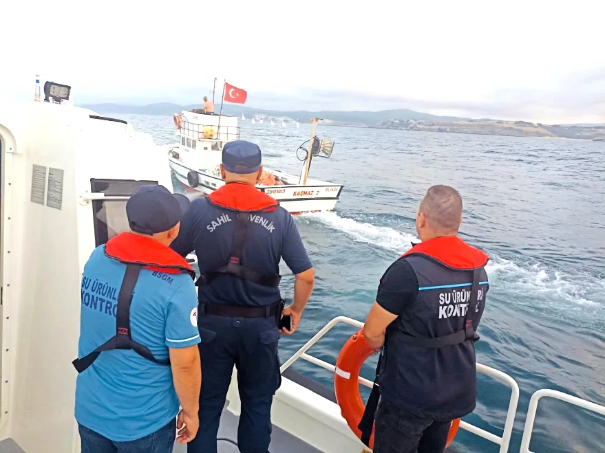 Denizde yasadışı palamut avına ortak denetim