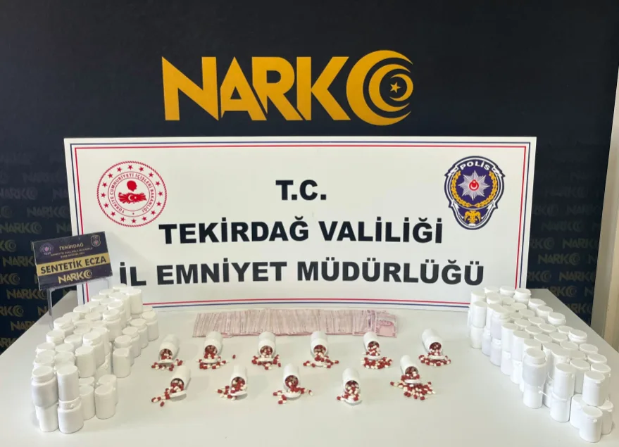 Tekirdağ’da uyuşturucuya  8 şüpheli tutuklama
