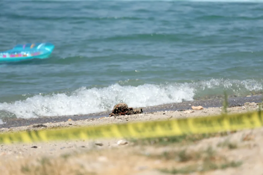 Çanakkale’de plajda mühimmat bulundu