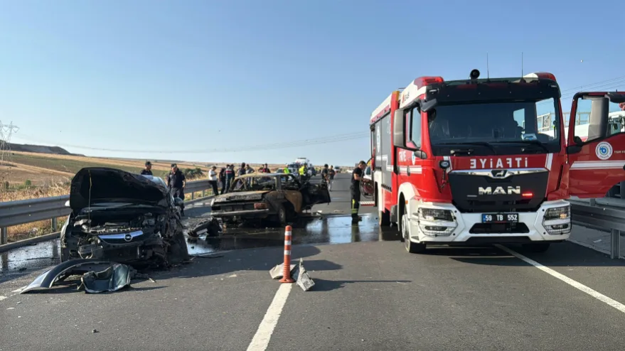 Feci kazada otomobil küle döndü, sürücü hayatını kaybetti