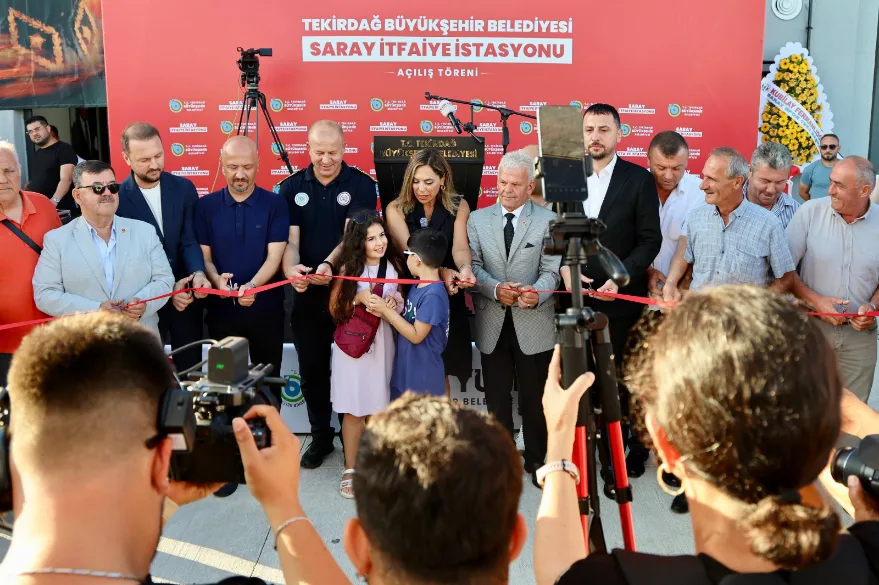 Tekirdağ’da Saray İtfaiye İstasyonu hizmete açıldı