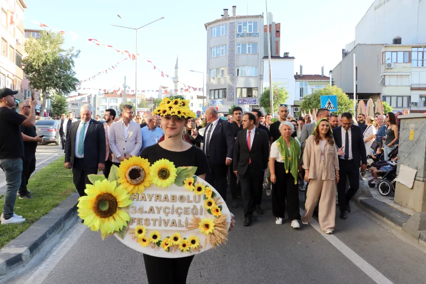 Tekirdağ’da “34. Ayçiçeği Festivali” başladı