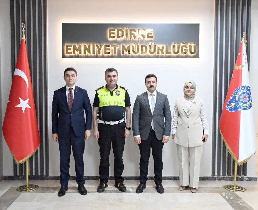 Kaymakamlardan Emniyet Müdürü Ayhan’a ziyaret