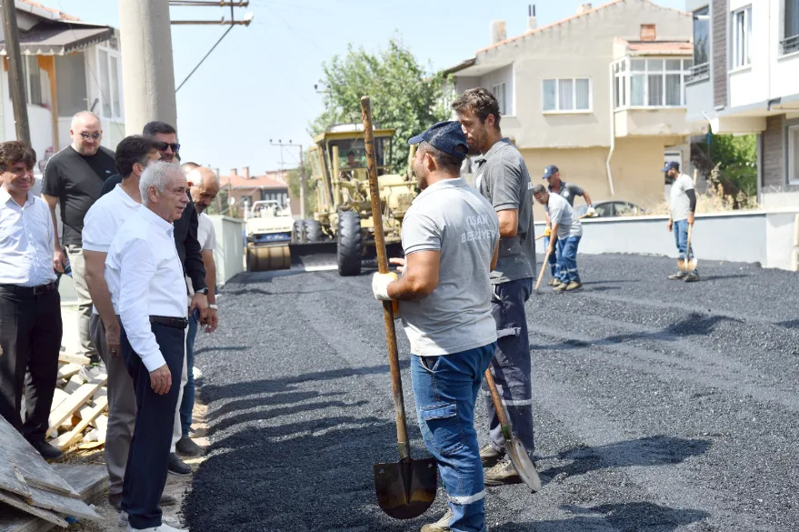 Keşan’ın yollarına sıcak asfalt