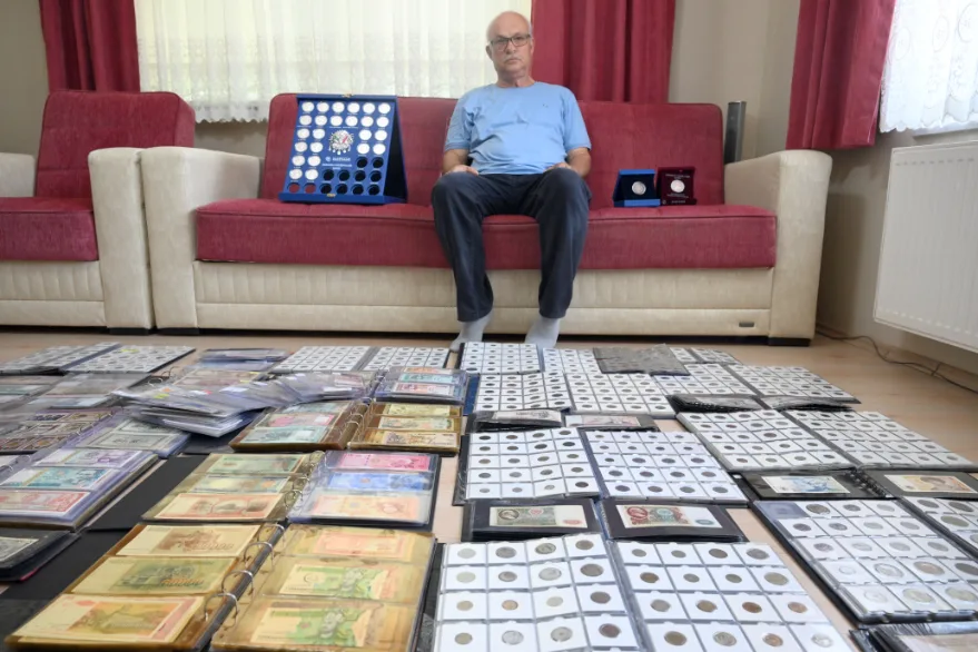 Biriktirme tutkusu, 163 ülkelik para koleksiyonuna dönüştü