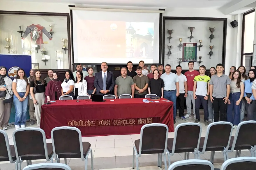 Batı Trakyalı öğrencilere Trakya Üniversitesi anlatıldı