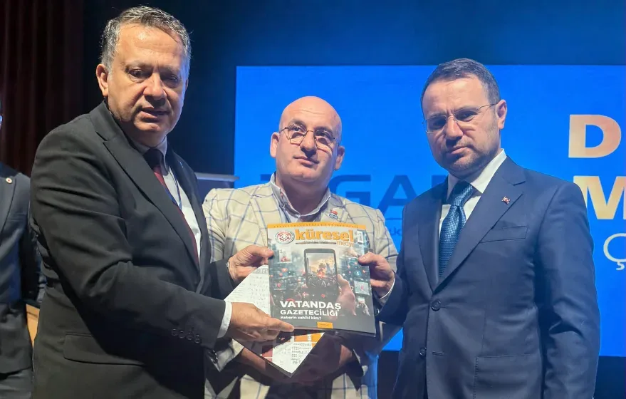 Dim, gazetecilik yasası taslağını Bakan Gürlek’e sundu