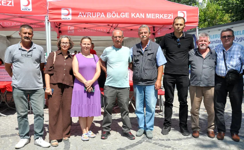 Lüleburgaz’da “Mahallelerin Gücü Kan Bağışıyla Büyüyor” kampanyası düzenlendi
