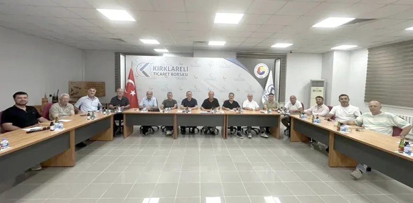 Kırklareli Ticaret Borsası Meclis Toplantısı yapıldı