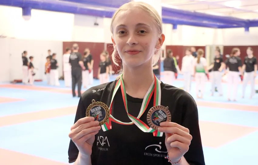Tekvando ile telefondan uzaklaşan sporcunun hedefi olimpiyatlar