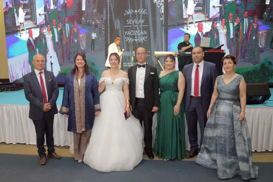 Yağızcan ve Sevilay çiftinin mutlu günü
