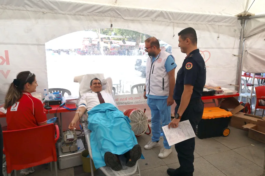 Kırklareli Vize kan bağışında Türkiye birincisi oldu