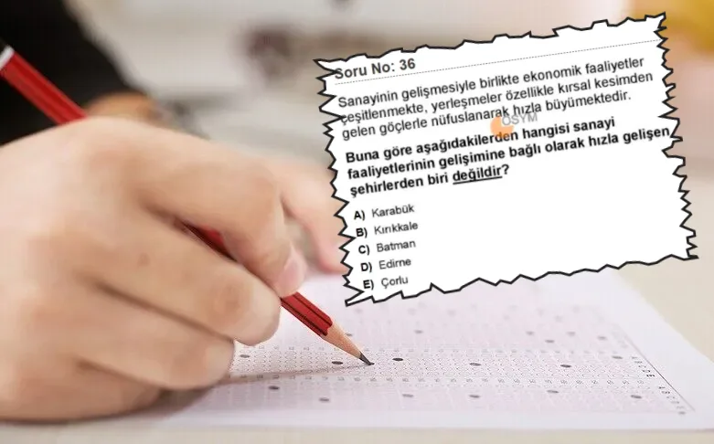 KPSS’de Edirne-Çorlu sorusu adayları ikiye böldü