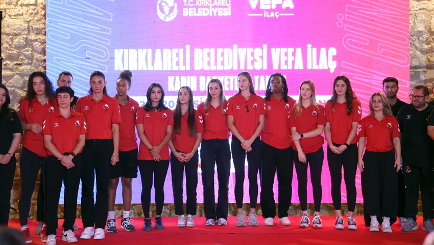 Kırklareli Belediyesi Vefa İlaç Basketbol Takımı’nın hedefi Süper Lig