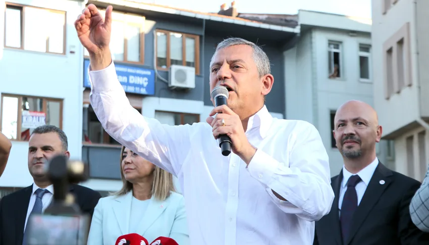 Yeni Parti Genel Başkanı Özel, Tekirdağ’da konuştu