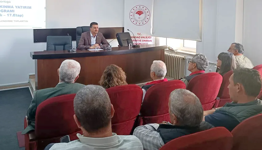 Tekirdağ’da yatırımcılar Kırsal Kalkınma Yatırım Programı kapsamında bilgilendirildi