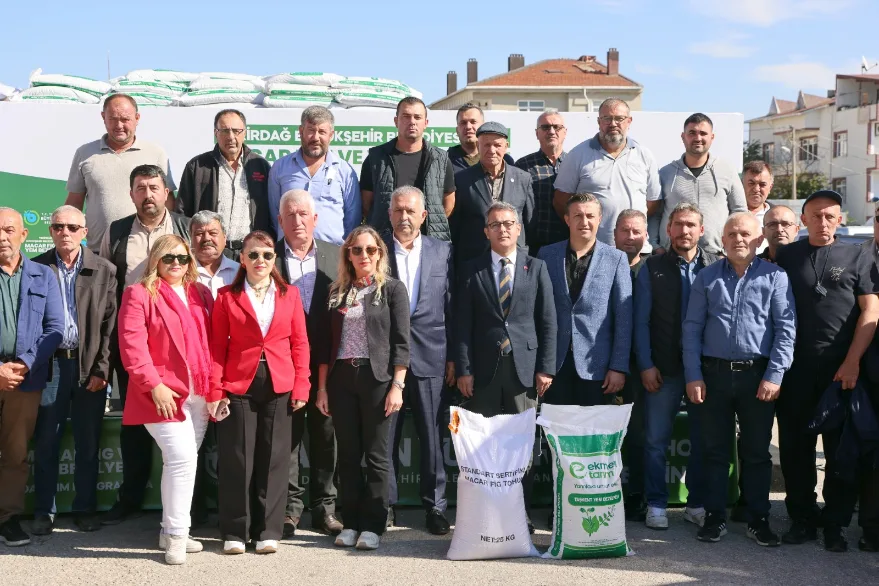 Tekirdağ’da üreticilere yem bitkisi tohumu desteği