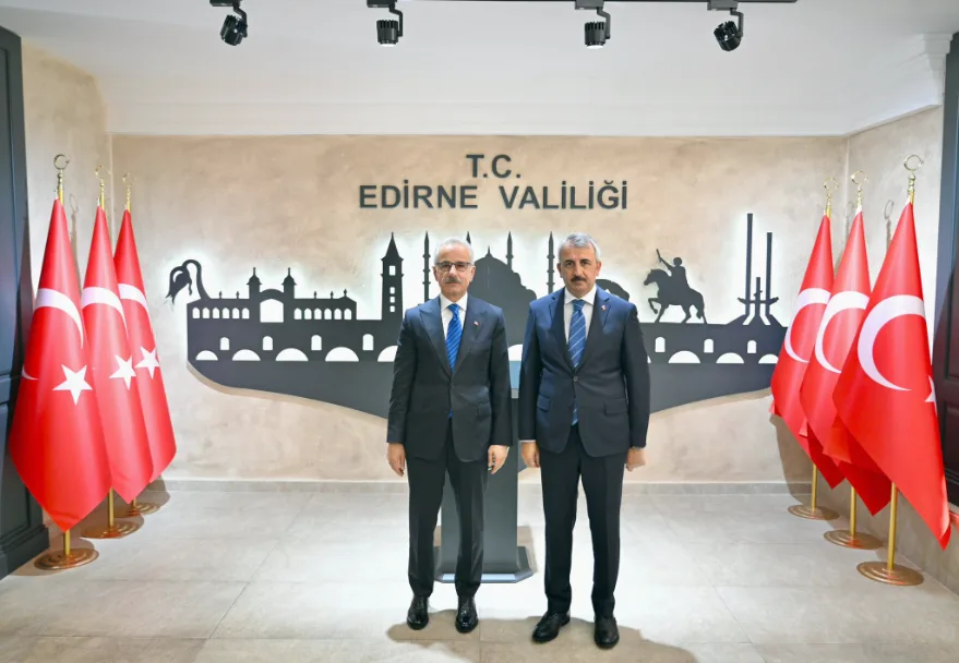 Bakan Uraloğlu Edirne Valiliği’ni ziyaret etti