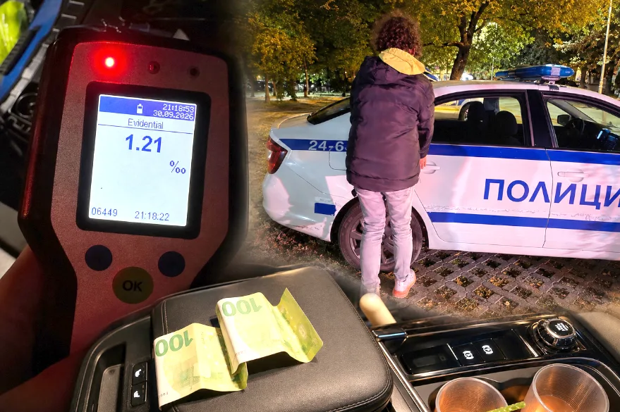 Sofya’da alkollü sürücü polise 200 euro teklif etti