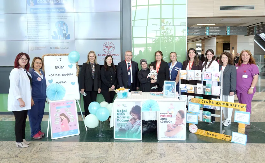 Tekirdağ Şehir Hastanesinde normal doğum hakkında bilgilendirme yapıldı