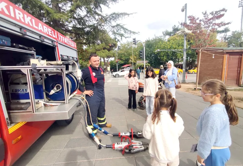 Kırklareli’nde vatandaşlar yangınlara karşı bilgilendirildi